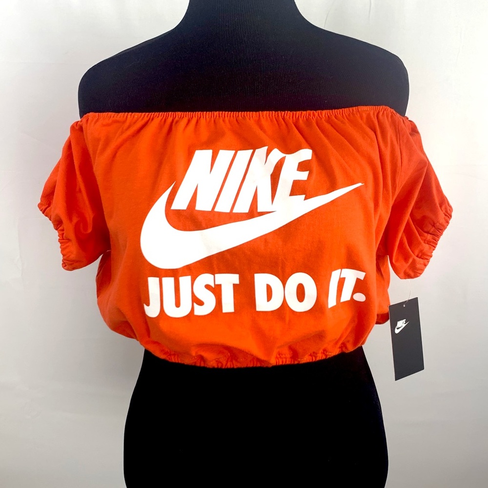 ReWorked Nike off the shoulder top